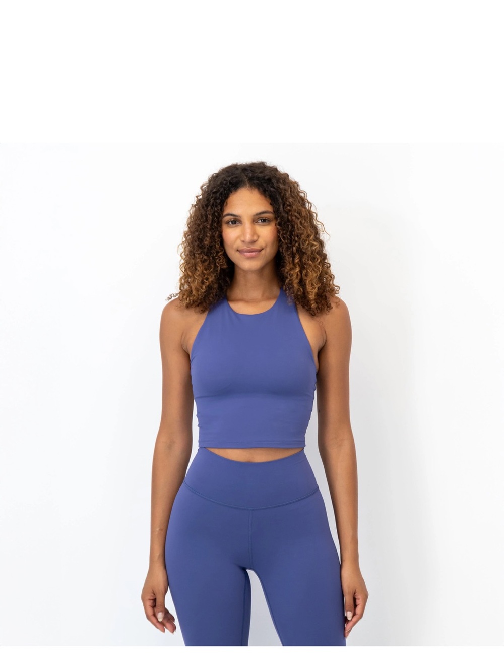 Rhoback Women’s Vista Crop Tank Top - Blue